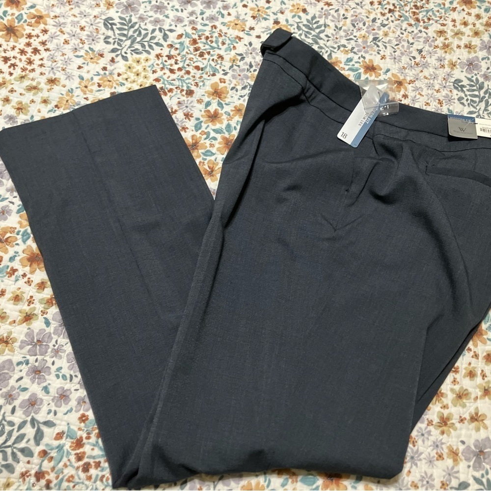 NWT! Worthington Slim Gray Dress Pants